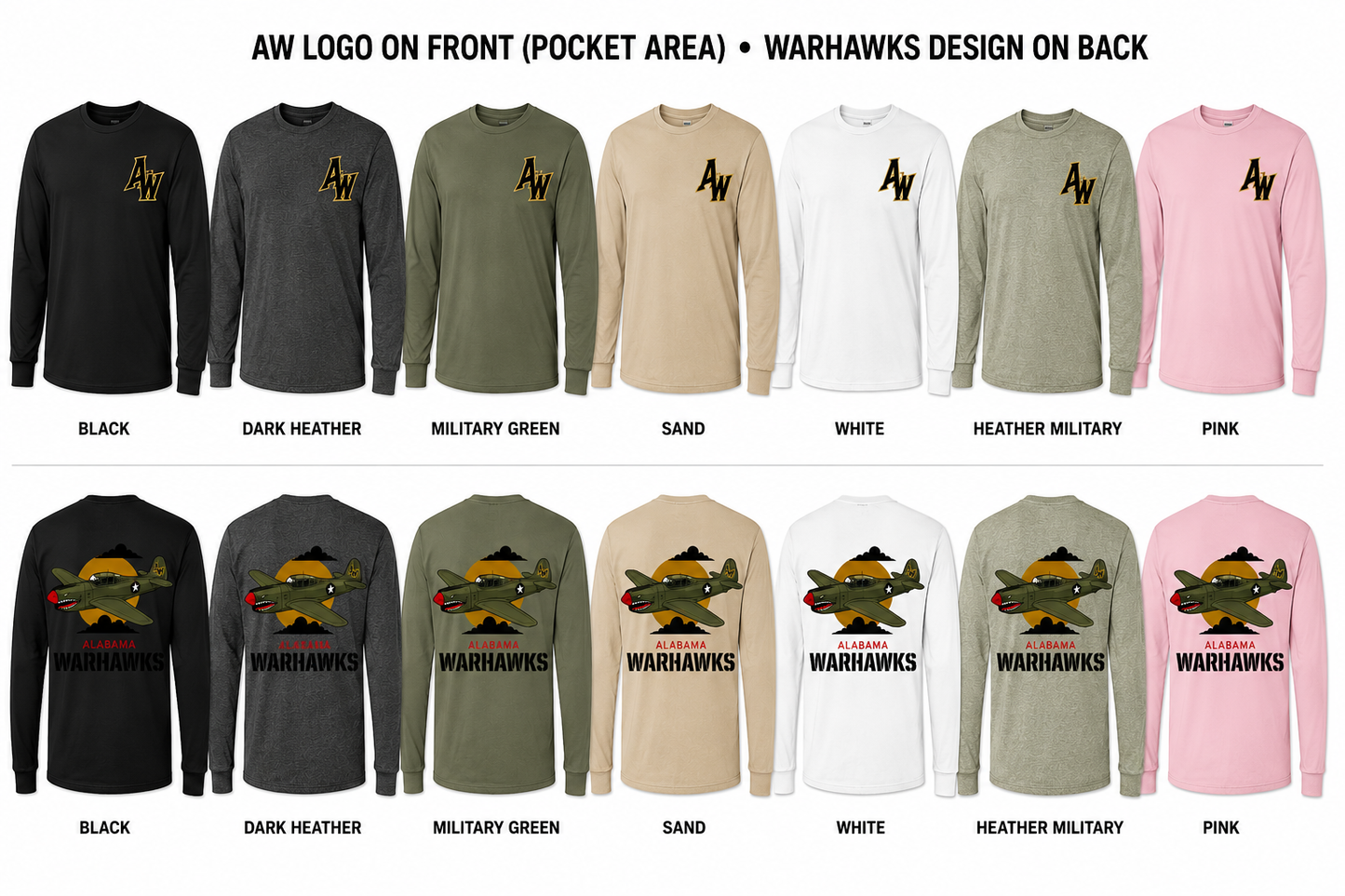 Warhawk Baseball cotton Longsleeve