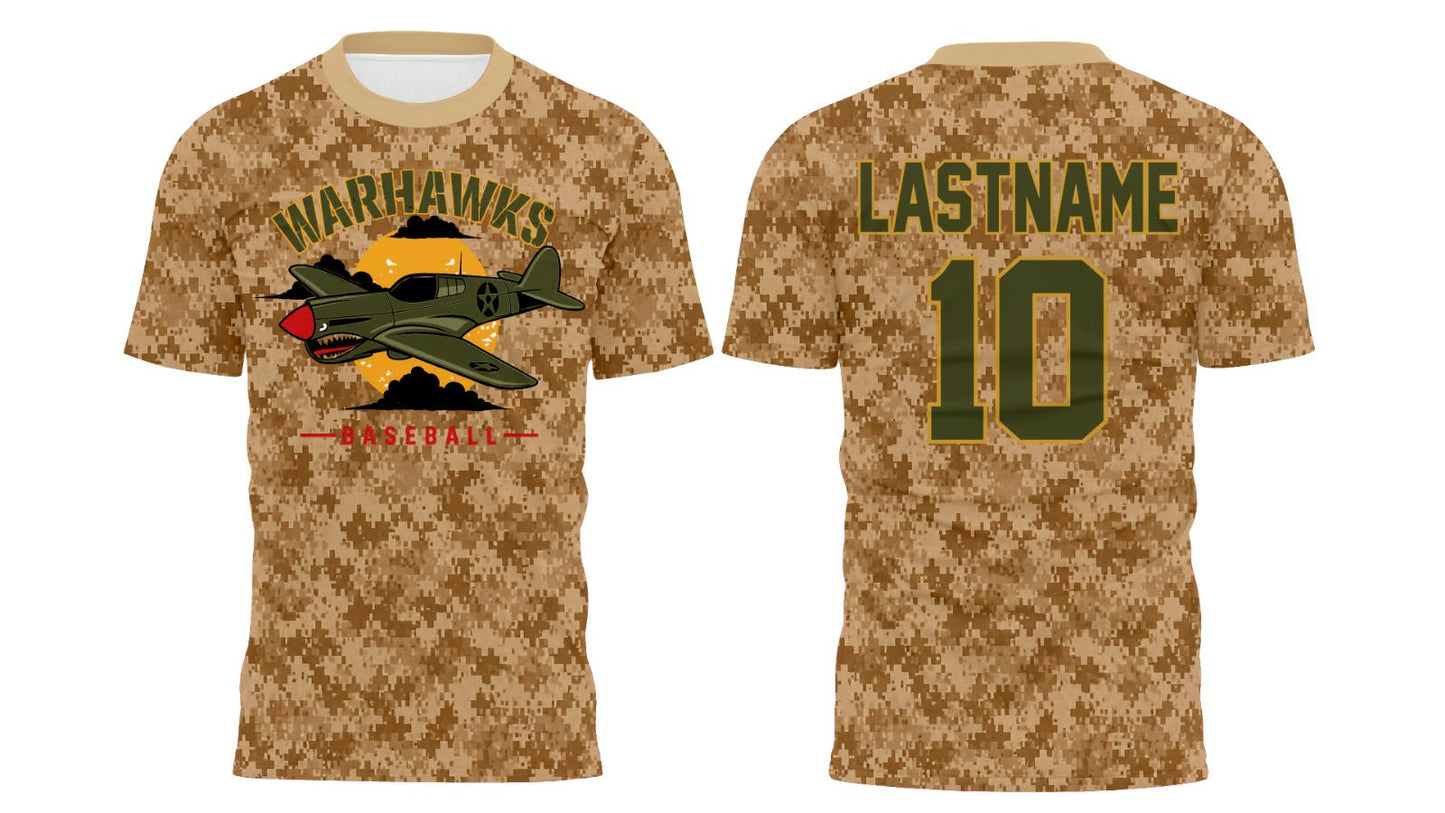 Warhawk Drifit Baseball Shirt