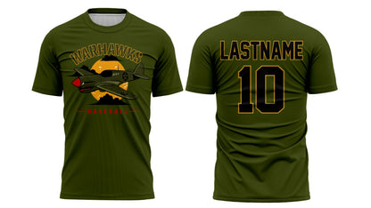 Warhawk Drifit Baseball Shirt