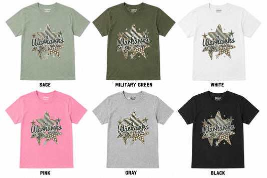 Warhawk Stars Cotton Tshirt