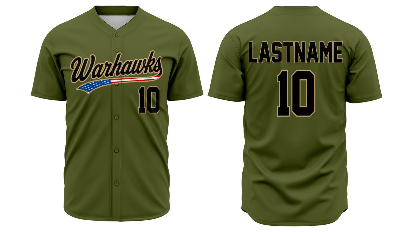 Warhawk Green Jersey